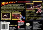 Mega Man X3 Box Art Back